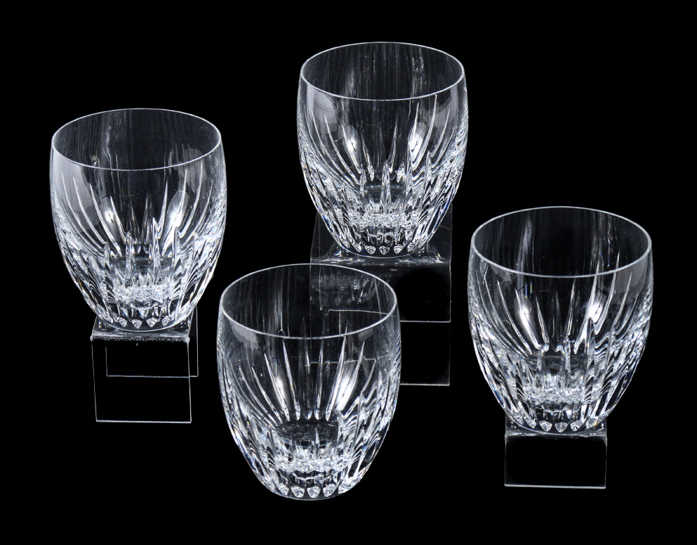 Appraisal: BACCARAT MASSENA TUMBLERS Set of oz flat tumblers in the