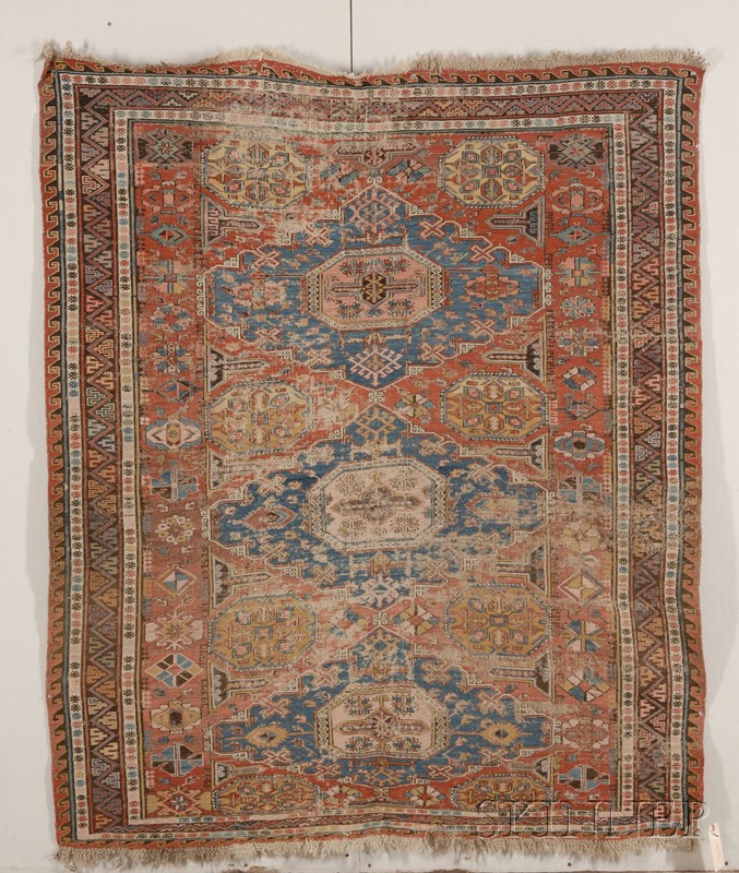 Appraisal: Soumak Rug Northeast Caucasus last quarter th century areas of