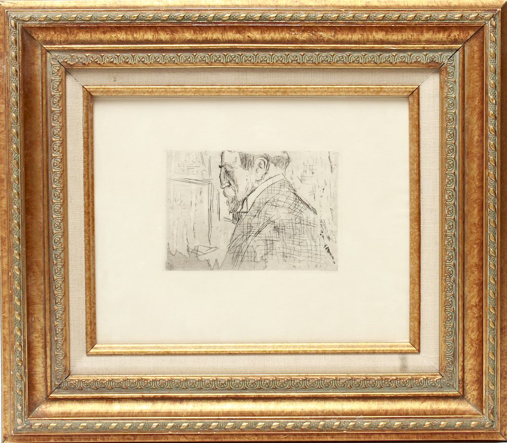 Appraisal: Edouard Vuillard Theo Van Rysselberghe Etching Edouard Vuillard French -