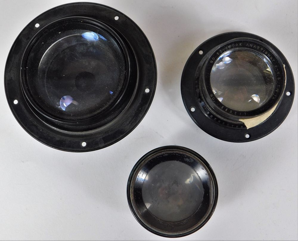 Appraisal: Lot of Large Format Lenses Lot of large format lenses