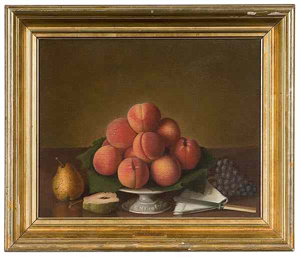 Appraisal: After John F Francis American - Still Life of Fruit