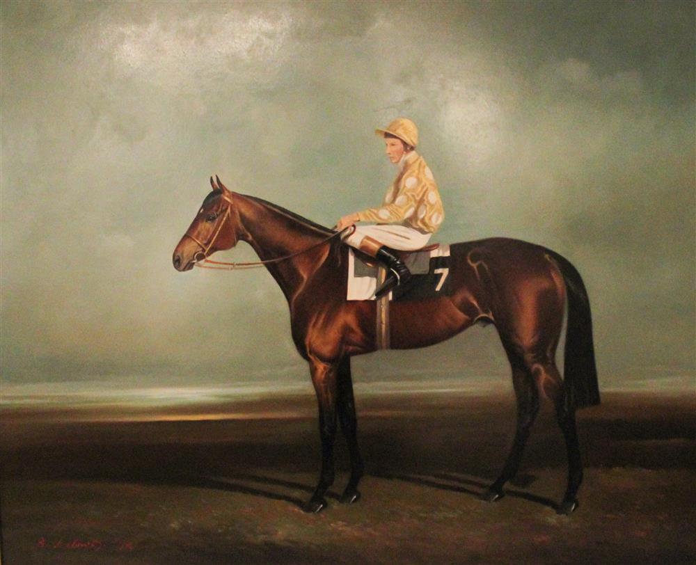 Appraisal: COUNT BERNARD DE CLAVIERE D'HUST FRENCH - MENEVAL WITH JOCKEY