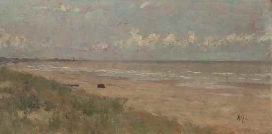 Appraisal: David Adolf Constant Artz Dutch - Dutch coastal scene oil