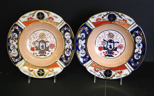 Appraisal: A set of nine Copeland bone china soup plates last