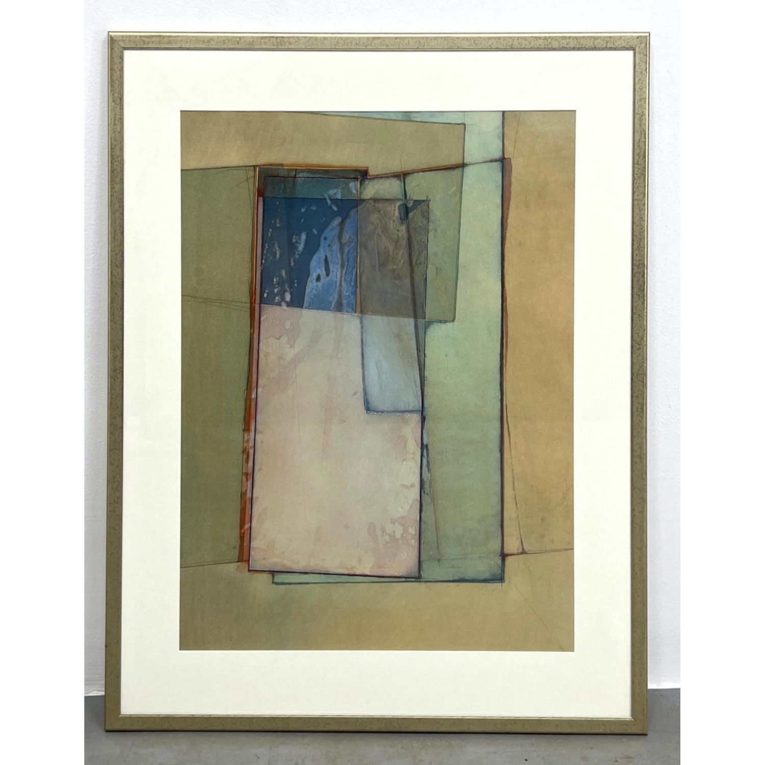 Appraisal: DAVID DAHL Pastel and Graphite Painting Untitled - Dimensions H