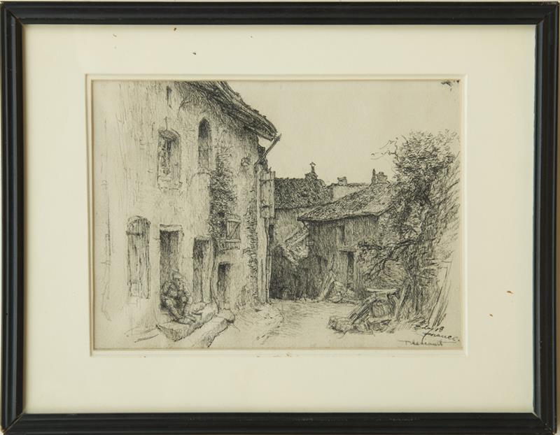 Appraisal: KERR EBY - THEACOURT FRANCE AND FLUERY RED CROSS STREET