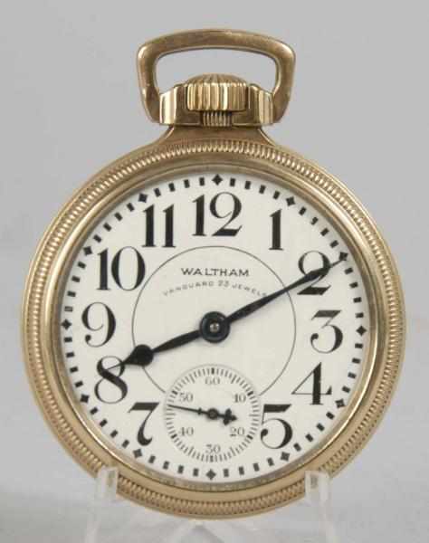 Appraisal: Waltham K Gold-Filled Pocket Watch Description Working size jewels no