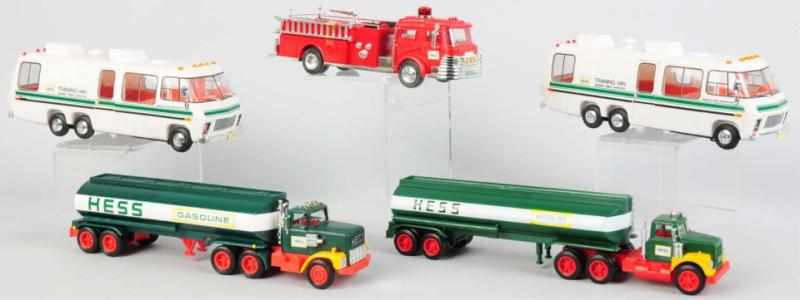 Appraisal: Lot of Hess Vehicle Battery-Operated Toys Includes two training vans