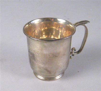 Appraisal: American sterling silver child's cup davis galt philadelphia th century