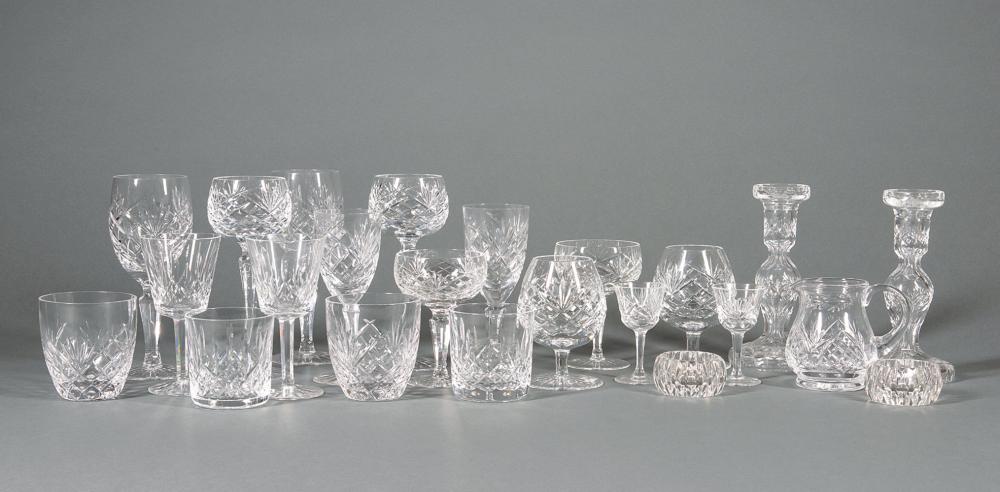 Appraisal: Assembled Set of Waterford Lismore Galway Ashford Tipperary Slievenamon and