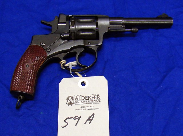 Appraisal: Russian Nagant Model double action revolver Cal x R bbl