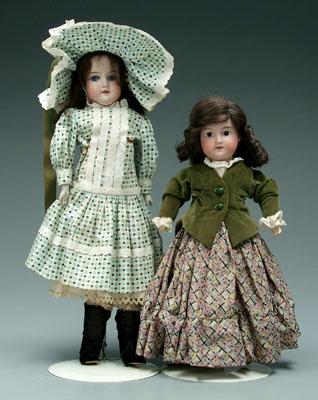 Appraisal: Two Floradora bisque head dolls made by Armand Marseille one