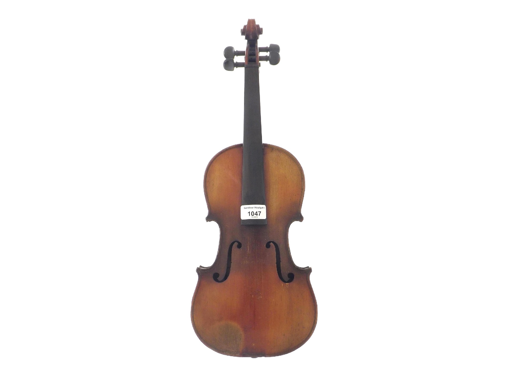 Appraisal: French JTL three-quarter size violin labelled Sebastian Kloz cm