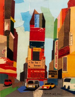 Appraisal: After Andy Burgess born New York City print cm x