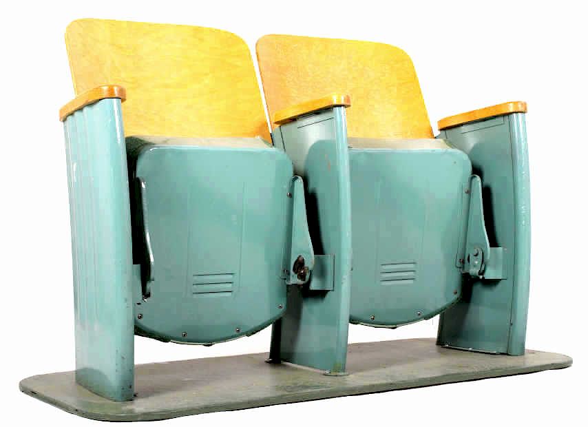 Appraisal: 's Retro Montana Theater Chairs Offered in this lot we