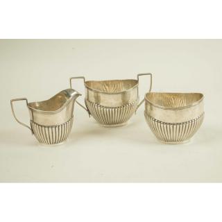 Appraisal: Sterling Silver Tableware Three pieces of sterling silver tableware comprising