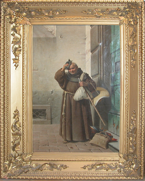 Appraisal: A Monk th th Century Continental School Oil on canvas