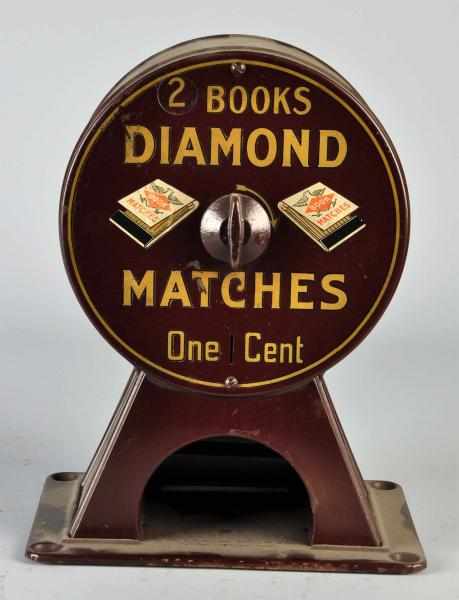 Appraisal: Diamond Matches Matchbook Dispenser Description Working Condition Excellent Plus Size