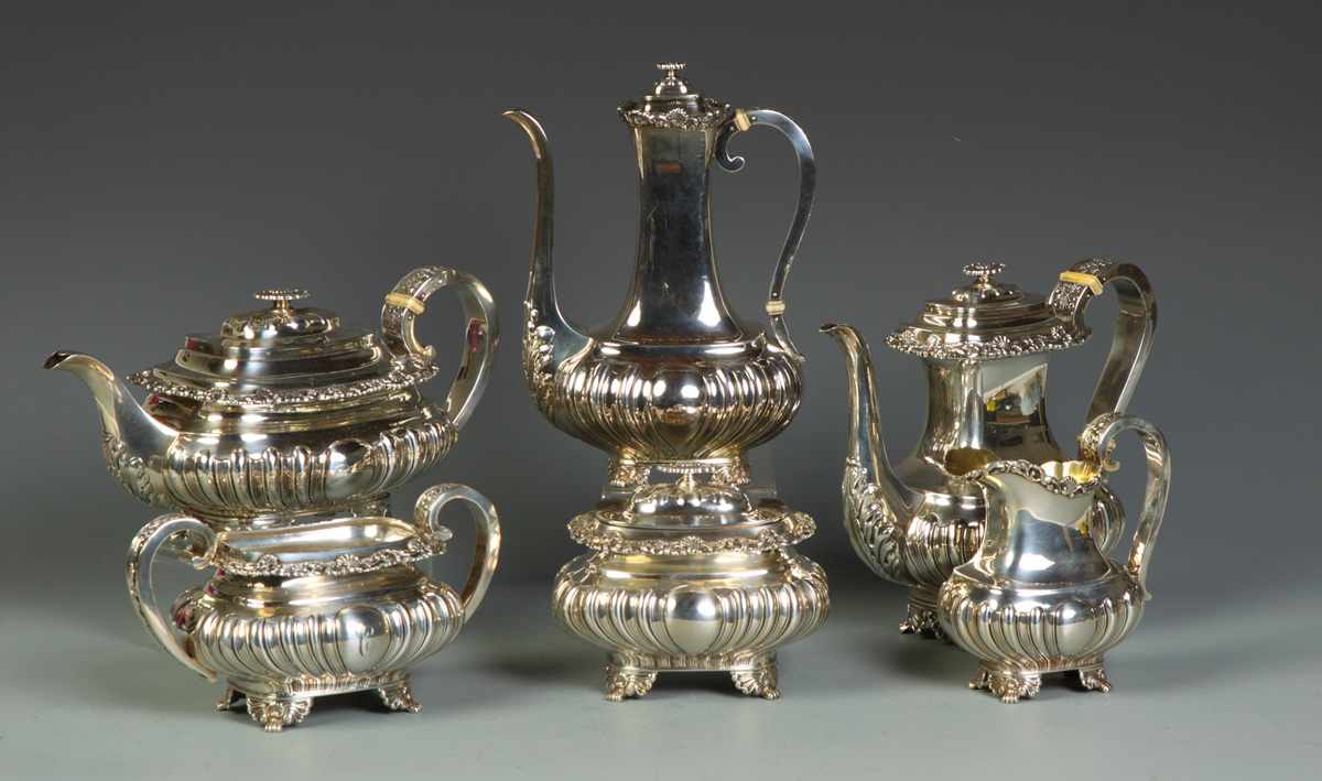 Appraisal: Gorham Pc Sterling Tea Set Gorham Pc Sterling Tea Set