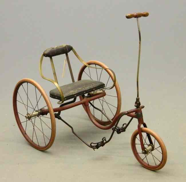 Appraisal: c Tiller tricycle ''Fairy'' the Worthington Co Elyria OH ''