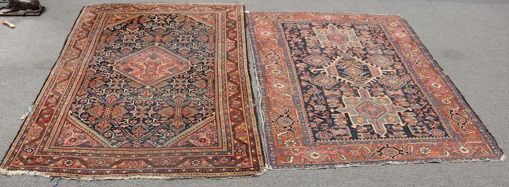 Appraisal: Antique And Finely Hand Woven Area Carpets From a Brooklyn