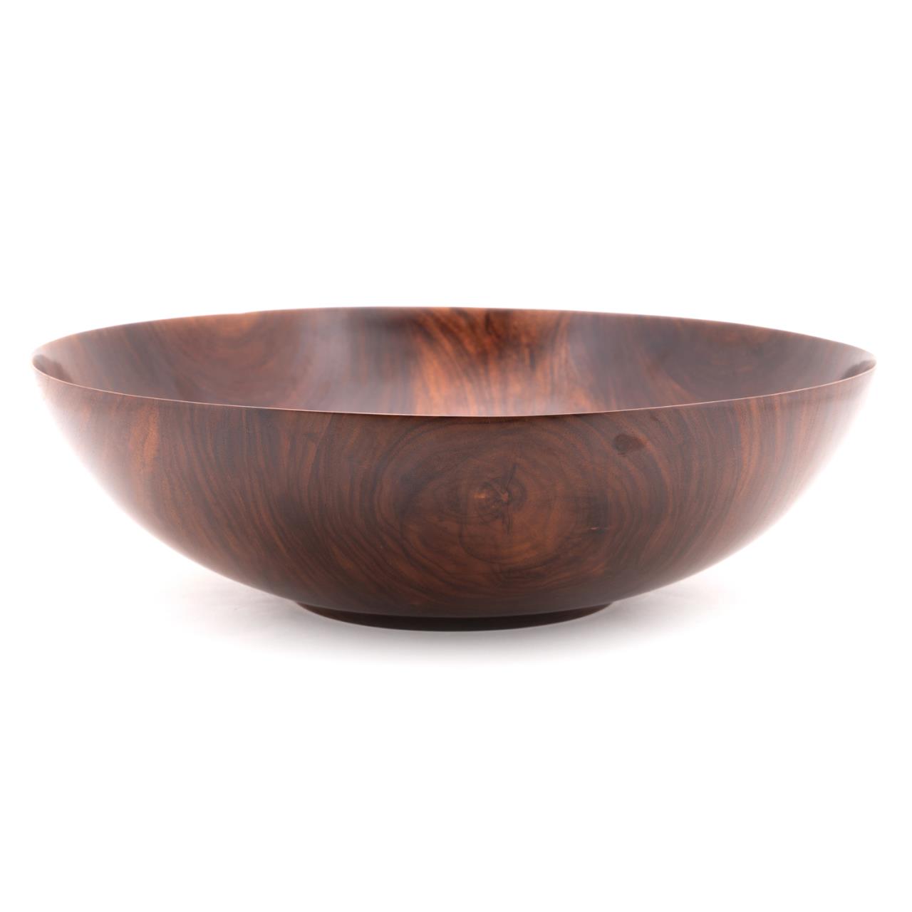 Appraisal: ROBERT HAMADA TURNED KOA WOOD CENTER BOWL Robert Hamada American