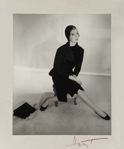 Appraisal: HORST HORST P - Pauline de Rothschild Silver print x