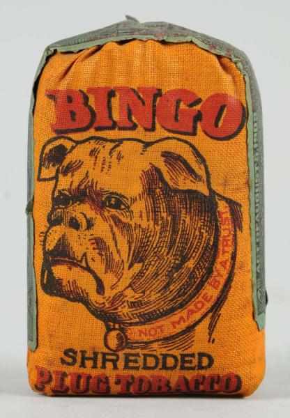 Appraisal: Bingo Cloth Tobacco Pouch Beautiful full pack with unbroken stamp