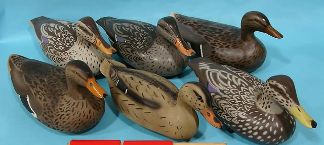 Appraisal: Group of plastic hunting decoys