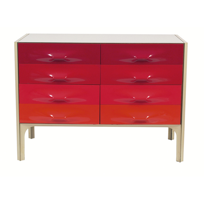 Appraisal: Raymond Loewy DF- dresser by Doubinsky Freres France wood and