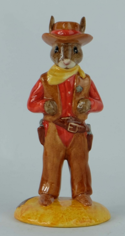 Appraisal: Royal Doulton Bunnykins Cowboy DB limited edition for UKI ceramics