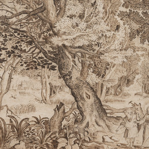 Appraisal: Attributed to Gillis van Coninxloo Flemish - Temptation of Christ