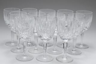 Appraisal: Waterford Crystal Goblets Set of Waterford wineglasses or water goblets