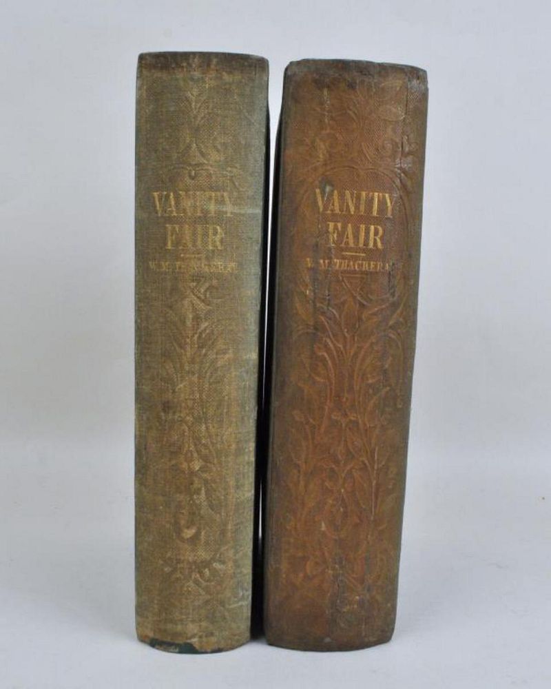 Appraisal: W M Thackeray Vanity Fair First Editions illustrations by the