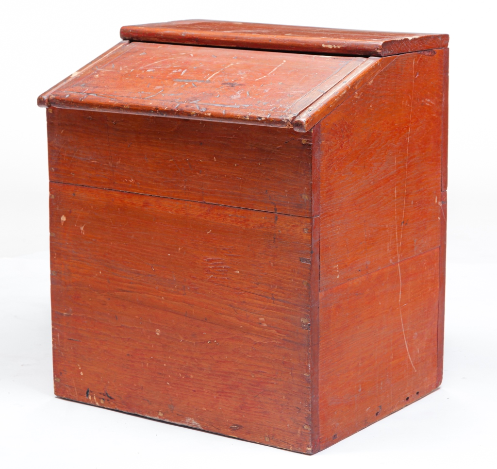 Appraisal: AMERICAN SLIDING LID STORE BIN Second half th century pine