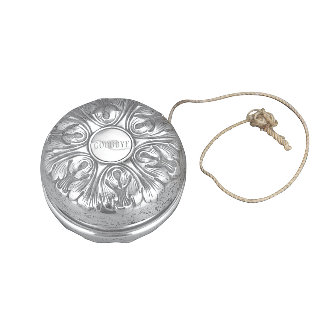 Appraisal: Gorham Sterling Silver Yo-Yo Engraved Hello and Goodbye C Estate