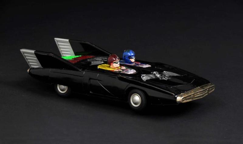 Appraisal: Batman Robin Car Toy Description Japanese Made by Alps Working