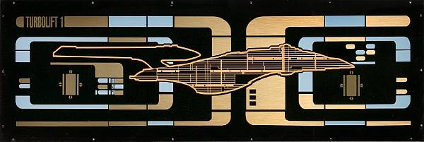 Appraisal: A prop 'Turbolift' control panel from Star Trek Nemesis Paramount