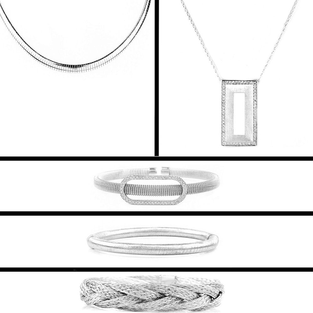 Appraisal: Five Pieces Sterling Silver Jewelry Five Pieces Sterling Silver Jewelry