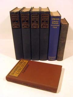 Appraisal: V Beveridge VINTAGE ANTIQUE ABRAHAM LINCOLN TITLES Psycho Book Details