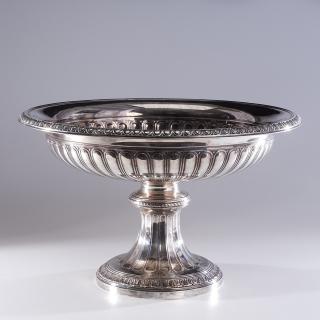 Appraisal: Massive Tiffany Co sterling silver center bowl Massive Tiffany Co