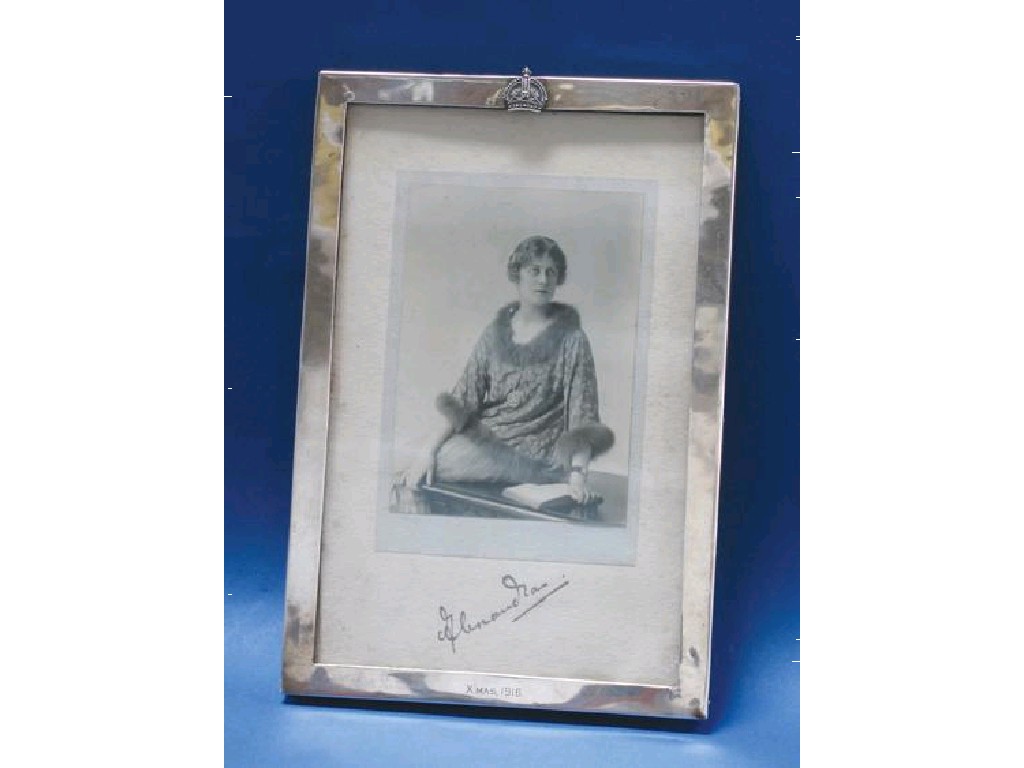 Appraisal: ROYAL ASSOCIATION A PHOTOGRAPH FRAME of rectangular form applied with