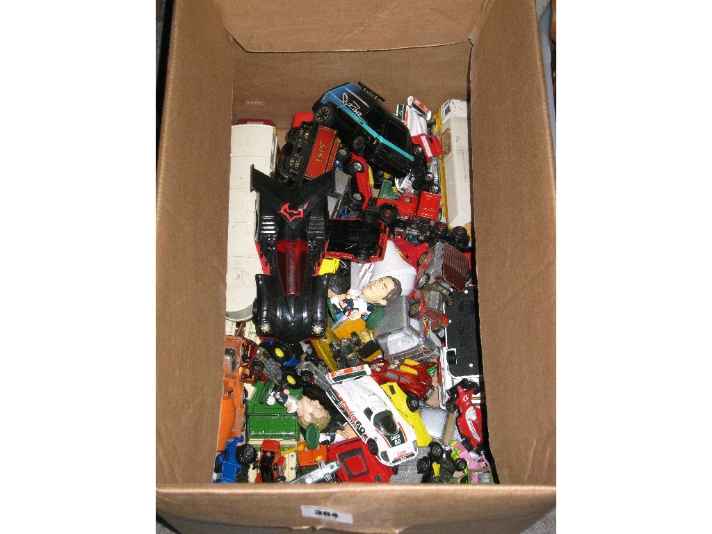 Appraisal: Box of toy cars etc