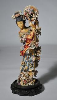 Appraisal: Fine Late th C Chinese Goddess Fine late th C