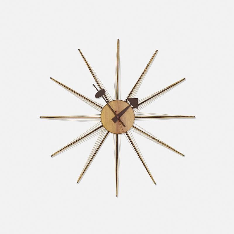 Appraisal: George Nelson Associates String wall clock model B George Nelson