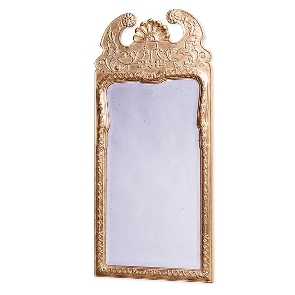 Appraisal: A George II style giltwood mirror height in width in