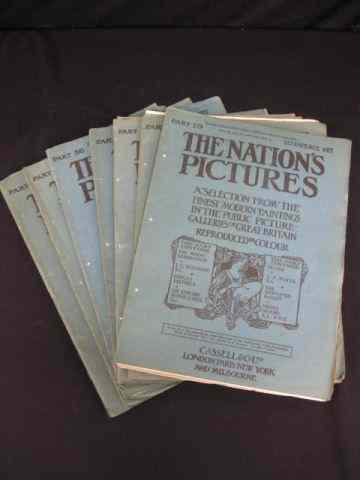 Appraisal: Group of Prints ''The Nations Pictures'' tipped in images