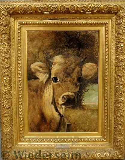 Appraisal: Furlong Atherton American - oil on canvas portrait of a