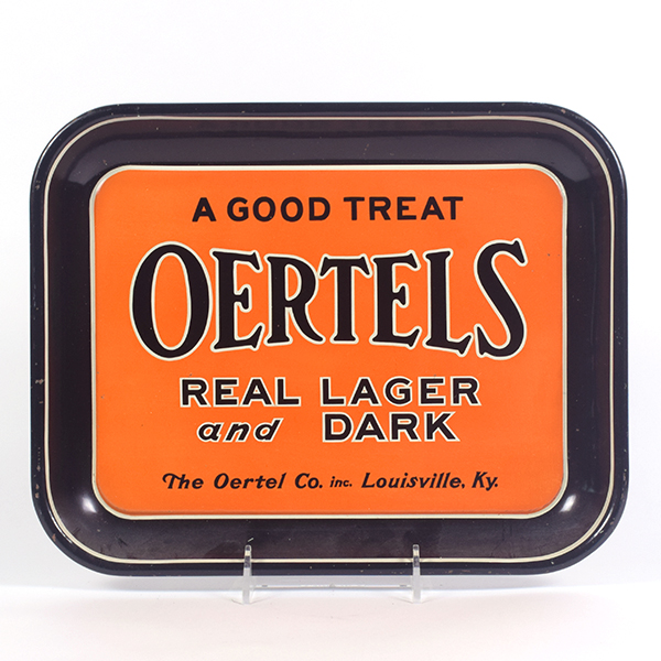 Appraisal: Oertels Lager and Dark s Serving TrayReference n aBrewery Oertel