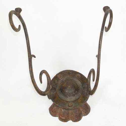 Appraisal: An Anglo Indian Regency Candle Sconce circa - having carved